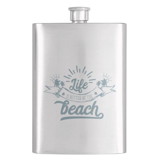 Leven is beter op het strand flacon (Voorkant)