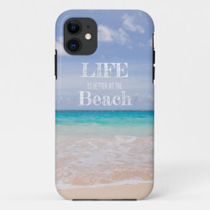 Leven is beter op het strand iPhone 11 Hoesje