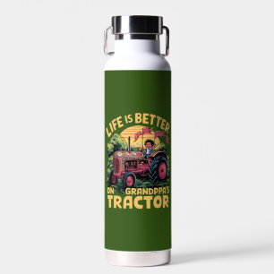 Leven Is Beter Op Opa's Tractor Waterfles