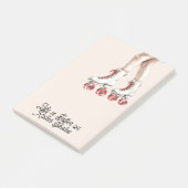 Leven is beter op rolschaatsen post-it® notes (Schuin)
