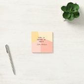 Leven is beter op strand geel oranje boho rustiek post-it® notes (Kantoor)