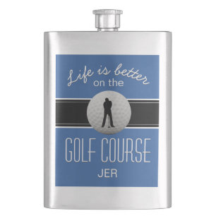 Leven is beter Quote Golfen Monogram Koninklijk Bl Flacon
