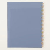 Leven is beter strand blauw witte zeester planner (Achterkant)