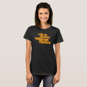 leven is beter zonder kleren Funny Nudis T-shirt (Voorkant volledig)