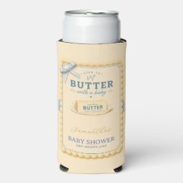Leven is Boter Gezouten Boter Baby Shower Seltzer Blikjeskoeler