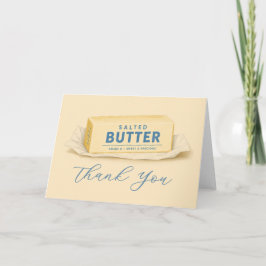 Leven is Boter Met Een Baby Boter Baby Shower Bedankkaart