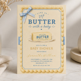 Leven Is Boter Met Een Baby Boter Baby Shower Kaart