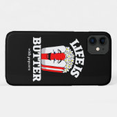 Leven Is Boter Met Popcorn Case-Mate iPhone Case (Achterkant (horizontaal))