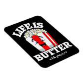Leven Is Boter Met Popcorn Magneet (Rechterzijde)