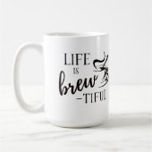 Leven is Brew-tiful Koffieliefhebbers Koffiemok (Links)