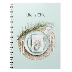 Leven is Chic Tropische Tafelsetting Notitieboek