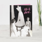  leven is de Shopper Birthday Kaart (Voorkant)