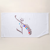 Leven is een Achtbaan Strandlaken (Voorkant)