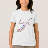 Leven is een achtbaan Tri-Blend shirt (Voorkant)
