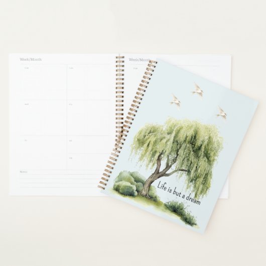 Leven is een droom Boom Vogels Planner (Display)