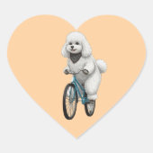 Leven is een Mooie Rit Hart Sticker (Voorkant)