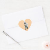 Leven is een Mooie Rit Hart Sticker (Envelop)
