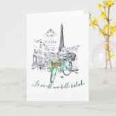 Leven is een mooie wandeling kaart (Gele Bloem)