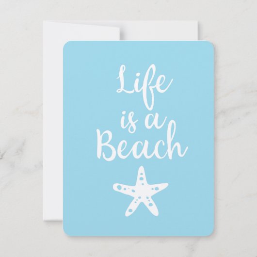 Leven is een strand (Achterkant)