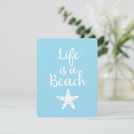 Leven is een strand (Staand voorkant)
