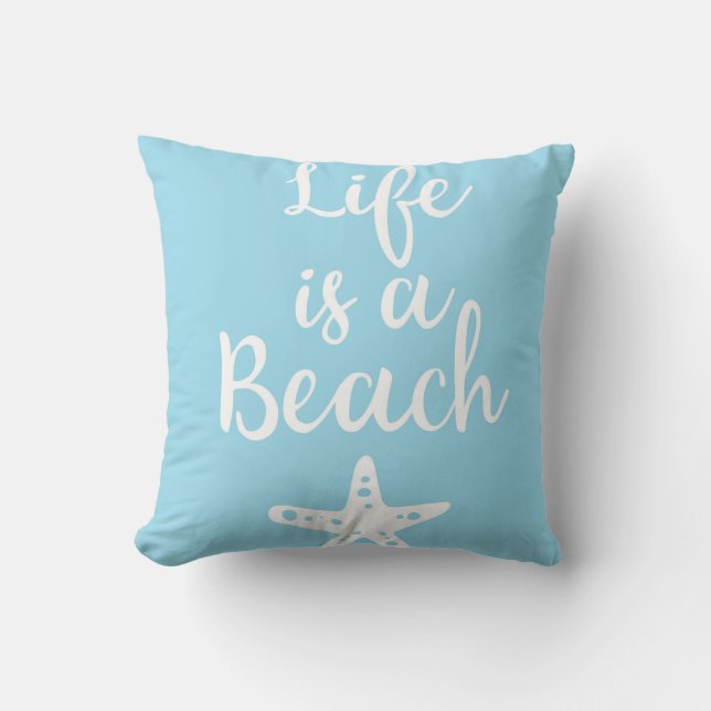 Leven is een strand kussen (Voorkant)
