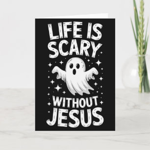Leven is eng zonder Jezus T-shirt Kerstmis Kaart