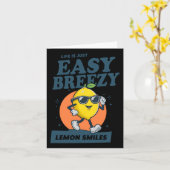 Leven Is Gewoon Easy Breezy Lemon Smiles Design Kaart (Gele Bloem)