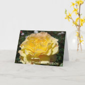 LEVEN IS GOED MET BESTE Wenskaarten VAN VRIENDEN Kaart (Gele Bloem)