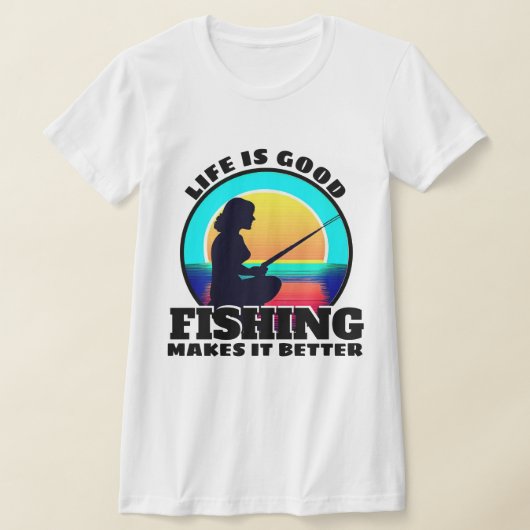 Leven is Goed Vis T-Shirt (Laagn)