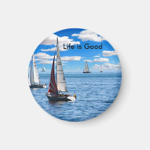 Leven is Goed ZeilMagneet Magneet