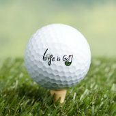 Leven is Golf - Grappige Golf Liefhebber Citaat On Golfballen (Insitu Shirt)