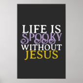 LEVEN IS GRIEZELIG ZONDER JESUS POSTER (Voorkant)