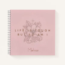 Leven Is Hard, Dus Ik Ben Ook Notebook Journal