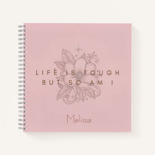 Leven Is Hard, Dus Ik Ben Ook Notebook Journal Notitieboek (Voorkant)