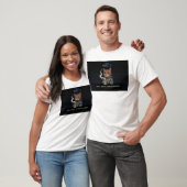 Leven is Harde Modus – Mana Hersteld Pixel Kat T-shirt (Unisex)