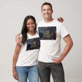 Leven is Harde Modus – Pixelkat met Lage HP T-shirt (Unisex)