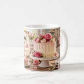 Leven Is Kort Eet Cake Mok (Voorkant rechts)