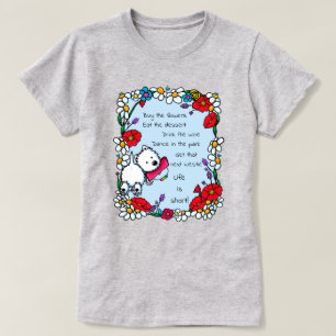 Leven is Kort Westie T-shirt