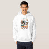 Leven is leuker met honden vector hoodie (Voorkant volledig)