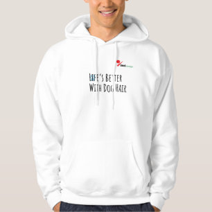 Leven is leuker met hondenhaar – Grappig cadeau vo Hoodie