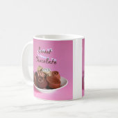 Leven is lieve Bedankt voor chocolade Koffiemok (Voorkant links)