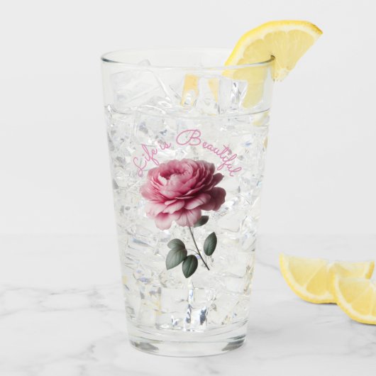 Leven is Mooi Glas (Achterkant ijs)