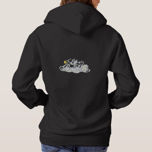 Leven is Mooi Trui Hoodie (Achterkant)