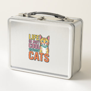 Leven is niet cool zonder katten vintage katten T-