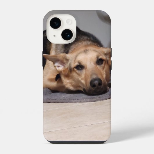 Leven is Ruff Iphone 14 Hoes Hoesje (Achterkant)