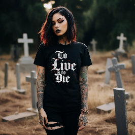 Leven is sterven t-shirt