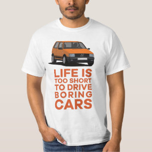 Leven is te kort om te rijden - Uno Turbo Mk1 T-Sh T-shirt