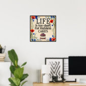 Leven is Te Kort Poster (Thuiskantoor)