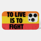 Leven is vechten - Retro Stripes Inspirerend Case-Mate iPhone Case (Achterkant (horizontaal))