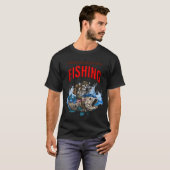 Leven Is Vissen Grappige Quote T-shirt (Voorkant volledig)